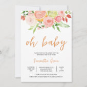 Citrus Baby Shower Kaart (Voorkant)