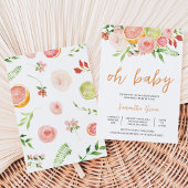 Citrus Baby Shower Kaart