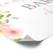 Citrus Baby shower Mimosa Bar, teken Poster (Hoek)