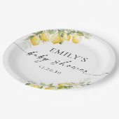 Citrus Baby shower Papier Bord (Gekanteld)