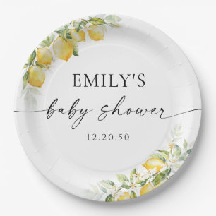 Citrus Baby shower Papier Bord