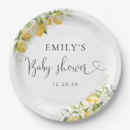 Citrus Baby shower Papier Bord