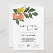Citrus Baby shower per post Kaart (Voorkant)