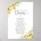 Citrus Baby shower Poster (Voorkant)
