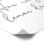 Citrus baby shower Raad eens hoeveel citroendruppe Poster (Hoek)