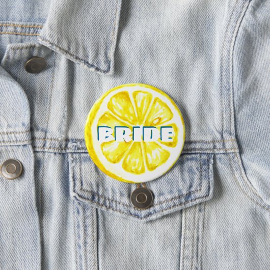 Citrus Bachelorette | Citroenbruid Button (In situ)