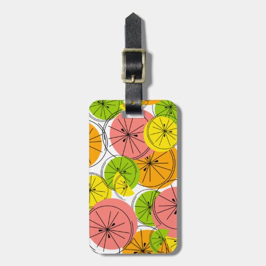 Citrus bagagelabel (Voorkant verticaal)