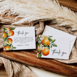 Citrus Bedankkaart Sinaasappels Lief Clementine