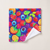 Citrus & Berries Burst Bad Handdoek (Wasdoekje)