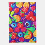 Citrus & Berries Burst Theedoek (Verticaal)