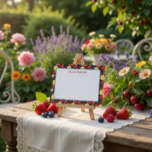 Citrus & Berries Op Maat Gemaakte Notitiekaart