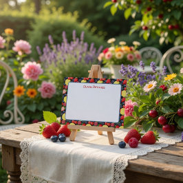 Citrus & Berries Op Maat Gemaakte Notitiekaart Notitiekaartje