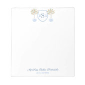 Citrus Binger Jar Monogrammed Elegant Lady's Citru Notitieblok (Voorkant)