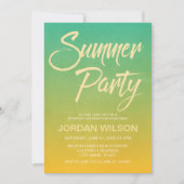 Citrus Birthday New Home Summer Party nodigt uit Kaart (Voorkant)