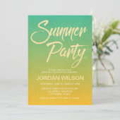 Citrus Birthday New Home Summer Party nodigt uit Kaart (Staand voorkant)