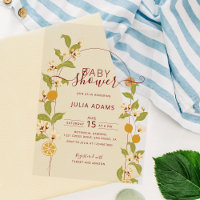 Citrus Blauw Geel Citroen Amalfi Kust Baby Shower