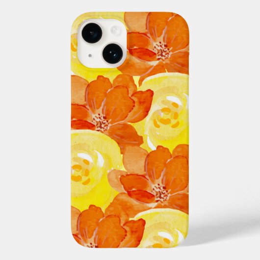 Citrus & Bloemen Case-Mate iPhone Case (Achterkant)