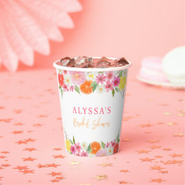 Citrus Bloemen Citroen Sinaasappel Vrijgezellenfee Papieren Bekers