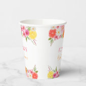 Citrus Bloemen Citroen Sinaasappel Vrijgezellenfee Papieren Bekers (Links)