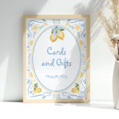 Citrus Bloemen Vrijgezellenfeest Kaarten en gesche Poster