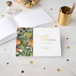 Citrus Bloemig | Botanische Bruiloft Gastenboek