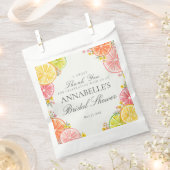 Citrus Bloemige Bruiloftsfeest Dessert Hoofdtracti Bedankzakje (Geknipt)