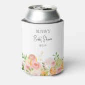 Citrus Bloemige Bruiloftstropical fel Blikjeskoeler (Blikje Achterkant)