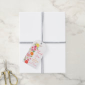 Citrus Bloemige Citroen Sinaasappel Bruidsdiner Cadeaulabel (Met Touw)