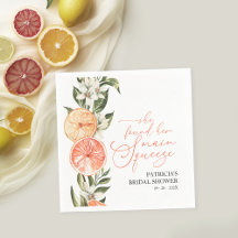 Citrus Bloemige Zomer Bruidsdouche