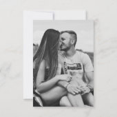 Citrus bloesem foto bruiloft opslaan van de datum save the date (Achterkant)