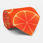 Citrus Blood Oranje Fruitstuk Stropdas (Opgerold)