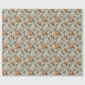  Citrus Bloom Pattern Cadeaupapier (Vlak)
