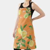 Citrus Bloom Waterverf Fabric Schort (Insitu)