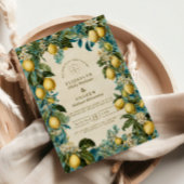 Citrus Blossom Heritage Wedding Kaart