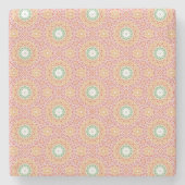 Citrus Blossom Tile Pattern Stenen Onderzetter (Voorkant)