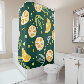 Citrus Boho Douchegordijn