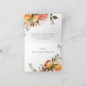 Citrus Botanical | Sunkissed Floral Bedankt (Binnen)