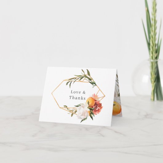 Citrus Botanical | Sunkissed Florale Bedankt (Voorkant)
