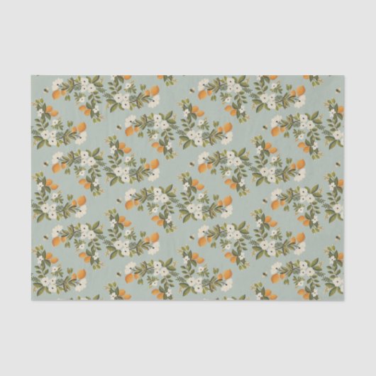 Citrus Botanical Tissue Paper Tissuepapier (Voorkant)