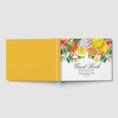 Citrus Botanical Wedding Guest Book Gastenboek (Volledig)
