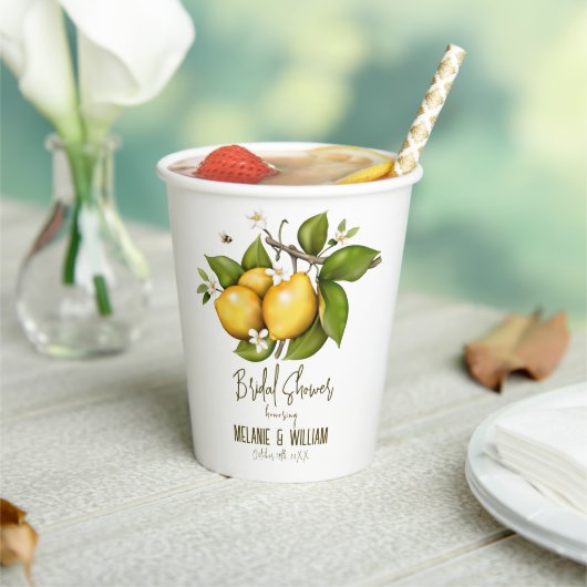 Citrus Botanisch Papieren Bekers (Insitu)