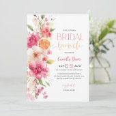 Citrus Bridal Brunch, Citroen Bright Floral Kaart (Staand voorkant)