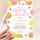 Citrus Bridal Brunch Citroen Bright Vrijgezellenfe Kaart<br><div class="desc">bruidsbrunch | Een heldere citroen citrus mediterrane bruids douche uitnodiging. Een leuk helder kleurrijk ontwerp voor uw citrus thema Vrijgezellenfeest.</div>