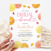 Citrus Bridal Brunch Citroen Bright Vrijgezellenfe Kaart