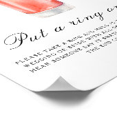 Citrus bridal shower - Put a ring on it game Poster (Hoek)