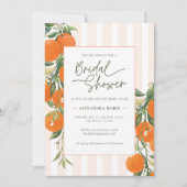 Citrus Bridal Shower-uitnodiging Kaart (Voorkant)
