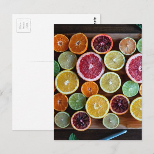 citrus briefkaart (Voorkant / Achterkant)