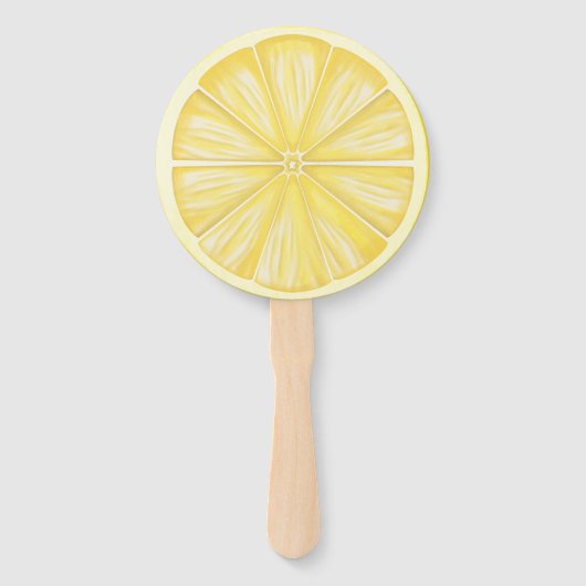 Citrus Bright Lemon Positano Amalfi Handwaaier (Voorkant)