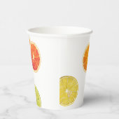 Citrus Bruids Brunch Citroen Sinaasappel Vrijgezel Papieren Bekers (Rechts)