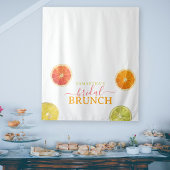 Citrus Bruids Brunch Citroen Sinaasappel Vrijgezel Wandkleed